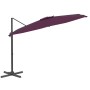 Hanging umbrella with burgundy red aluminum pole 400x300cm by vidaXL, Umbrellas - Ref: Foro24-319924, Price: 222,54 €, Discou...