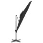 Black double roof hanging parasol 300x300 cm by vidaXL, Umbrellas - Ref: Foro24-319951, Price: 259,99 €, Discount: %