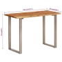 Solid acacia wood dining table 110x50x76 cm by vidaXL, Kitchen and dining tables - Ref: Foro24-350293, Price: 175,55 €, Disco...