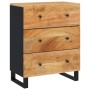 Aparador de madera maciza de acacia 60x33x75 cm de vidaXL, Aparadores - Ref: Foro24-345230, Precio: 175,98 €, Descuento: %