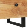 Aparador de madera maciza de acacia 60x33x75 cm de vidaXL, Aparadores - Ref: Foro24-345230, Precio: 175,98 €, Descuento: %