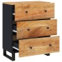 Aparador de madera maciza de acacia 60x33x75 cm de vidaXL, Aparadores - Ref: Foro24-345230, Precio: 175,98 €, Descuento: %