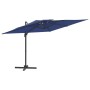 Sombrilla colgante de doble techo azul celeste 400x300 cm de vidaXL, Sombrillas - Ref: Foro24-319954, Precio: 224,99 €, Descu...