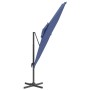 Sombrilla colgante de doble techo azul celeste 400x300 cm de vidaXL, Sombrillas - Ref: Foro24-319954, Precio: 224,99 €, Descu...