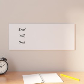 Magnetic white tempered glass wall board 50x20 cm by vidaXL, White boards - Ref: Foro24-347956, Price: 19,03 €, Discount: %