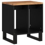 Mesa auxiliar madera maciza acacia y contrachapada 40x31x46 cm de vidaXL, Mesitas de noche - Ref: Foro24-350645, Precio: 58,0...