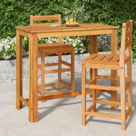 Tall garden table made of solid acacia wood 120x60x105 cm by vidaXL, Garden tables - Ref: Foro24-319701, Price: 125,99 €, Dis...