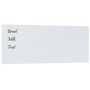 Pizarra magnética de pared vidrio templado blanco 100x40 cm de vidaXL, Pizarras blancas - Ref: Foro24-347955, Precio: 40,91 €...