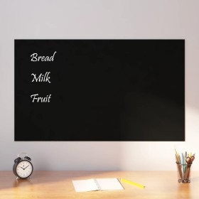 Magnetic black tempered glass wall board 100x60 cm by vidaXL, White boards - Ref: Foro24-347946, Price: 43,99 €, Discount: %