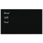 Pizarra magnética de pared vidrio templado negro 100x60 cm de vidaXL, Pizarras blancas - Ref: Foro24-347946, Precio: 41,39 €,...