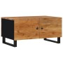 Mesa de centro madera maciza acacia y contrachapada 80x50x40 cm de vidaXL, Mesas de centro - Ref: Foro24-350637, Precio: 73,2...