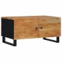 Mesa de centro madera maciza acacia y contrachapada 80x50x40 cm de vidaXL, Mesas de centro - Ref: Foro24-350637, Precio: 73,2...