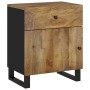 Mango plywood wood nightstand 50x33x60 cm by vidaXL, Nightstands - Ref: Foro24-350659, Price: 84,85 €, Discount: %