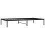 Estructura de cama metal negro 100x190 cm de vidaXL, Camas y somieres - Ref: Foro24-350840, Precio: 74,02 €, Descuento: %