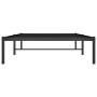 Black metal bed frame 100x190 cm by vidaXL, Beds and slatted bases - Ref: Foro24-350840, Price: 74,02 €, Discount: %