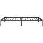 Black metal bed frame 100x190 cm by vidaXL, Beds and slatted bases - Ref: Foro24-350840, Price: 74,02 €, Discount: %