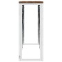 Console table stainless steel and solid recycled wood by vidaXL, Side tables - Ref: Foro24-350029, Price: 235,66 €, Discount: %