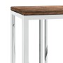 Console table stainless steel and solid recycled wood by vidaXL, Side tables - Ref: Foro24-350029, Price: 235,66 €, Discount: %