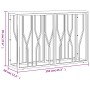 Konsolentisch aus Edelstahl und massivem Recyclingholz von vidaXL, Seitentische - Ref: Foro24-350029, Preis: 235,66 €, Rabatt: %