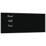 Pizarra magnética de pared vidrio templado negro 50x20 cm de vidaXL, Pizarras blancas - Ref: Foro24-347937, Precio: 17,61 €, ...