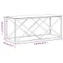 Couchtisch aus Edelstahl und Glas 110x45x45 cm von vidaXL, Couchtisch - Ref: Foro24-349961, Preis: 129,91 €, Rabatt: %