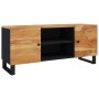 Mueble de TV madera maciza de acacia 105x33x46 cm de vidaXL, Muebles TV - Ref: Foro24-345221, Precio: 124,99 €, Descuento: %