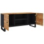 Mueble de TV madera maciza de acacia 105x33x46 cm de vidaXL, Muebles TV - Ref: Foro24-345221, Precio: 124,99 €, Descuento: %