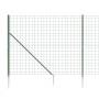 Wire fence with anchor spikes green 2x25 m by vidaXL, fence panels - Ref: Foro24-154142, Price: 229,69 €, Discount: %