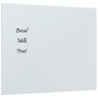 Pizarra magnética de pared vidrio templado blanco 60x50 cm de vidaXL, Pizarras blancas - Ref: Foro24-347958, Precio: 31,17 €,...