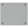 Magnetic white tempered glass wall board 60x50 cm by vidaXL, White boards - Ref: Foro24-347958, Price: 31,17 €, Discount: %