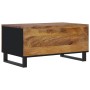 Solid mango wood and plywood coffee table 80x50x40 cm by vidaXL, Coffee table - Ref: Foro24-350635, Price: 115,11 €, Discount: %