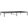 Estructura de cama de metal negro 107x203 cm de vidaXL, Camas y somieres - Ref: Foro24-350842, Precio: 68,76 €, Descuento: %