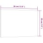 Magnetic white tempered glass wall board 30x20 cm by vidaXL, White boards - Ref: Foro24-347947, Price: 16,94 €, Discount: %