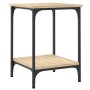 Mesa de centro madera de ingeniería roble Sonoma 40x40x55 cm de vidaXL, Mesas de centro - Ref: Foro24-832824, Precio: 35,48 €...