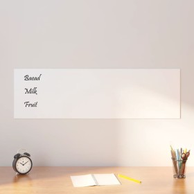 Magnetische weiße Wandtafel aus gehärtetem Glas, 100 x 30 cm von vidaXL, Whiteboards - Ref: Foro24-347951, Preis: 31,52 €, Ra...