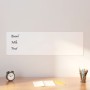 Magnetic white tempered glass wall board 100x30 cm by vidaXL, White boards - Ref: Foro24-347951, Price: 31,48 €, Discount: %