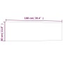 Magnetic white tempered glass wall board 100x30 cm by vidaXL, White boards - Ref: Foro24-347951, Price: 31,48 €, Discount: %