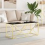 Stainless steel and glass coffee table 110x45x45 cm by vidaXL, Coffee table - Ref: Foro24-349964, Price: 138,01 €, Discount: %