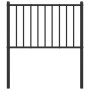 Cabecero de metal negro 107 cm de vidaXL, Cabeceros y pies de cama - Ref: Foro24-350894, Precio: 28,05 €, Descuento: %