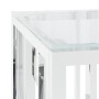 Stainless steel and glass coffee table 110x45x45 cm by vidaXL, Coffee table - Ref: Foro24-350049, Price: 161,66 €, Discount: %