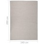 Flachgewebter Außenteppich in Grau Taupe 140x200 cm von vidaXL, Teppiche - Ref: Foro24-340782, Preis: 46,61 €, Rabatt: %