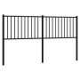 Cabecero de metal negro 160 cm de vidaXL, Cabeceros y pies de cama - Ref: Foro24-350899, Precio: 35,99 €, Descuento: %