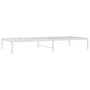 White metal bed frame 90x200 cm by vidaXL, Beds and slatted bases - Ref: Foro24-350906, Price: 60,91 €, Discount: %