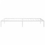 White metal bed frame 90x200 cm by vidaXL, Beds and slatted bases - Ref: Foro24-350906, Price: 60,91 €, Discount: %