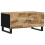 Couchtisch aus massivem Mangoholz und Sperrholz, 80 x 50 x 40 cm von vidaXL, Couchtisch - Ref: Foro24-350636, Preis: 104,63 €...