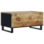 Couchtisch aus massivem Mangoholz und Sperrholz, 80 x 50 x 40 cm von vidaXL, Couchtisch - Ref: Foro24-350636, Preis: 104,63 €...