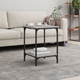 Mesa de centro madera de ingeniería gris Sonoma 40x40x55 cm de vidaXL, Mesas de centro - Ref: Foro24-832826, Precio: 32,99 €,...