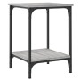 Mesa de centro madera de ingeniería gris Sonoma 40x40x55 cm de vidaXL, Mesas de centro - Ref: Foro24-832826, Precio: 34,44 €,...