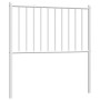 Cabecero de metal blanco 80 cm de vidaXL, Cabeceros y pies de cama - Ref: Foro24-350958, Precio: 21,99 €, Descuento: %