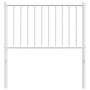 Cabecero de metal blanco 80 cm de vidaXL, Cabeceros y pies de cama - Ref: Foro24-350958, Precio: 21,99 €, Descuento: %